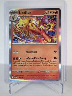 Pokémon TCG - Blaziken - Destined Rivals - Rare - 042/182
